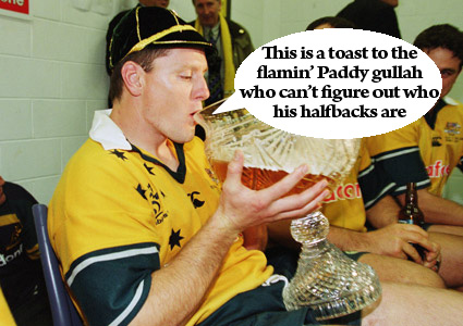 Matty Burke Drinks A Toast