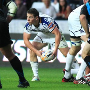 Jon Cooney gets the ball away 2/9/2011