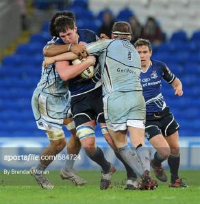 Mark Flanagan hits up the Cardiff defensive line a year ago in the Pro12. A long term back injury has kept him out of contention for the first half of the 2012-13 season, and it remains to be seen whether he can translate athletic potential into regular performance.