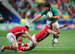 ... now it's Stephen Ferris, during the RWC11 quarter final ...