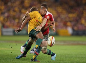 Heaslip hammers into Genia as the Australia scrum-half gets the ball away in the first test. The Lions No8 wasn't an influential figure in the second test however, and lost out in selection for the third. 