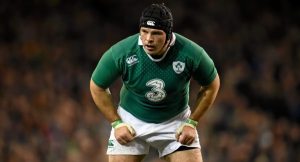 Mike Ross in traditional tighthead stance. How many times have you heard somebody say that they don't care what else a tighthead can do if he can't scrummage? Ross remains one of the premier tighthead scrummagers in world rugby, and adapted far better to the change in protocols than the other heavyset Celtic No3s, Adam Jones and Euan Murray. 