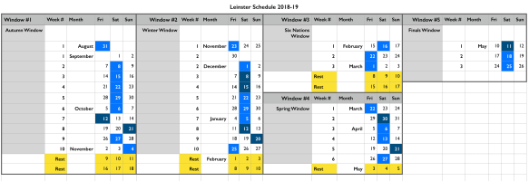 Leinster Schedule 2018-19_5 Windows
